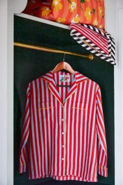 CHEMISE ROMEO RED & BLUE