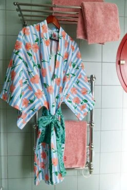 DESHABILLE THALULA FLOWERS STRIPES BLUE -Make My Lemonade 7N5A5621