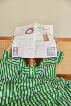 CHEMISE ROMEO GREEN & PURPLE