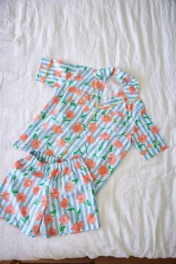 CHEMISE ROMEO FLOWERS