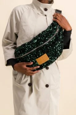 SAC BANANA SEQUINS VERTS -Make My Lemonade Banana Sequins Verts 2 1