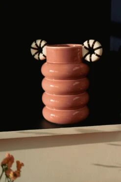 VASE ALLISTAIR PINK STRIPES -Make My Lemonade DSC04204