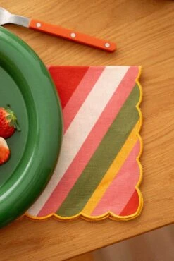 LOT DE 2 SERVIETTES KATE MULTICO -Make My Lemonade DSC04348copy