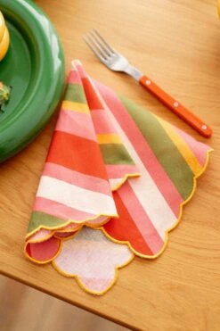 LOT DE 2 SERVIETTES KATE MULTICO