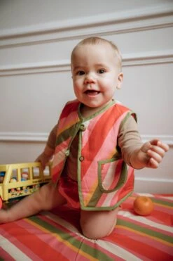 GILET KIDS BASILE MULTICO REVERSIBLE 14 GILET KIDS BASILE MULTICO REVERSIBLE -Make My Lemonade DSC 7715