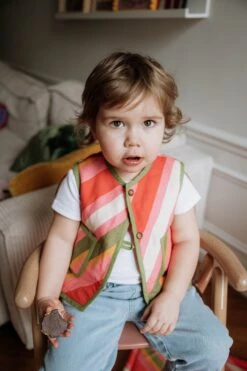 GILET KIDS BASILE MULTICO REVERSIBLE 15 GILET KIDS BASILE MULTICO REVERSIBLE -Make My Lemonade DSC 8020