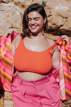 BRASSIERE ESMEE RIB ORANGE