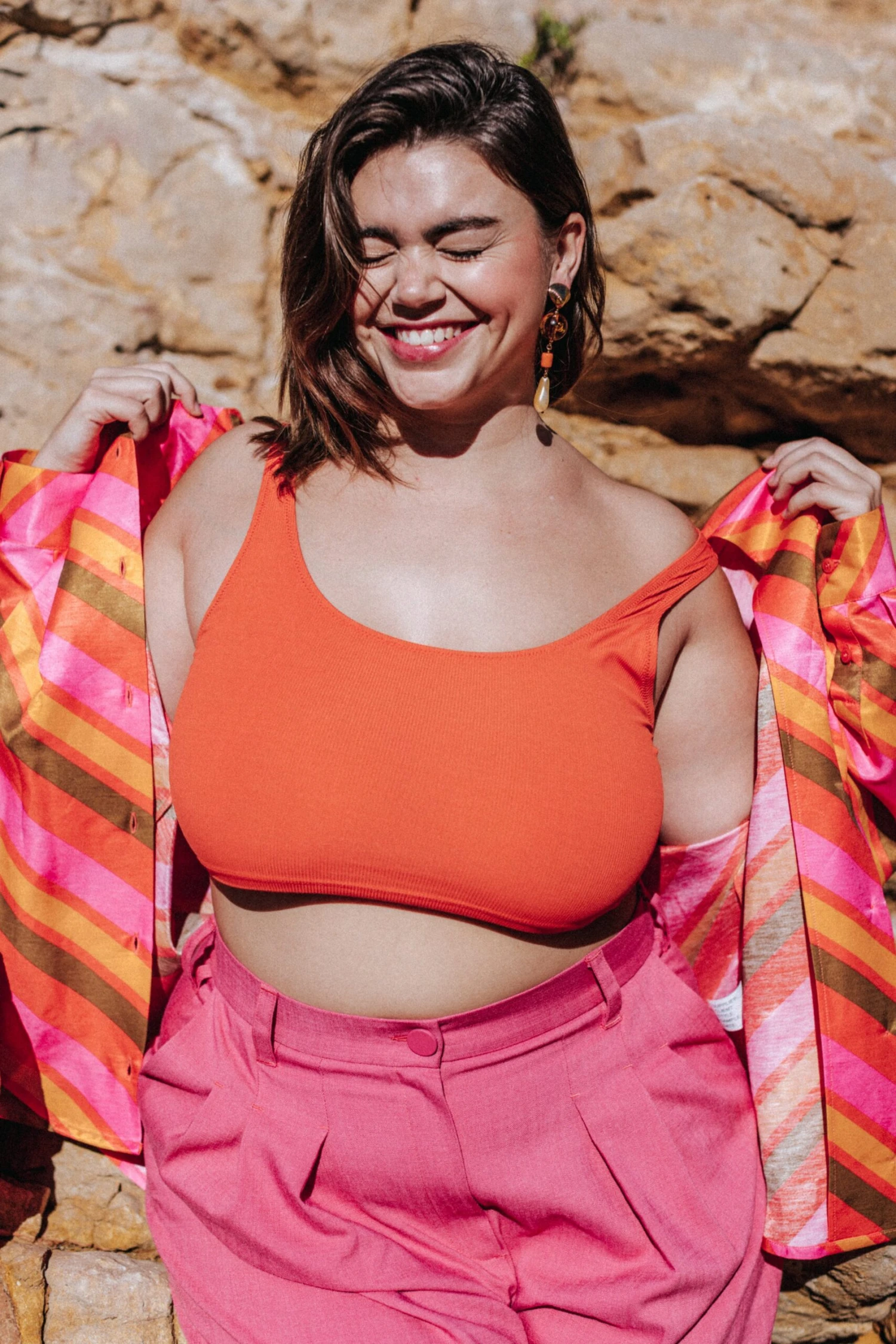 BRASSIERE ESMEE RIB ORANGE 2 BRASSIERE ESMEE RIB ORANGE