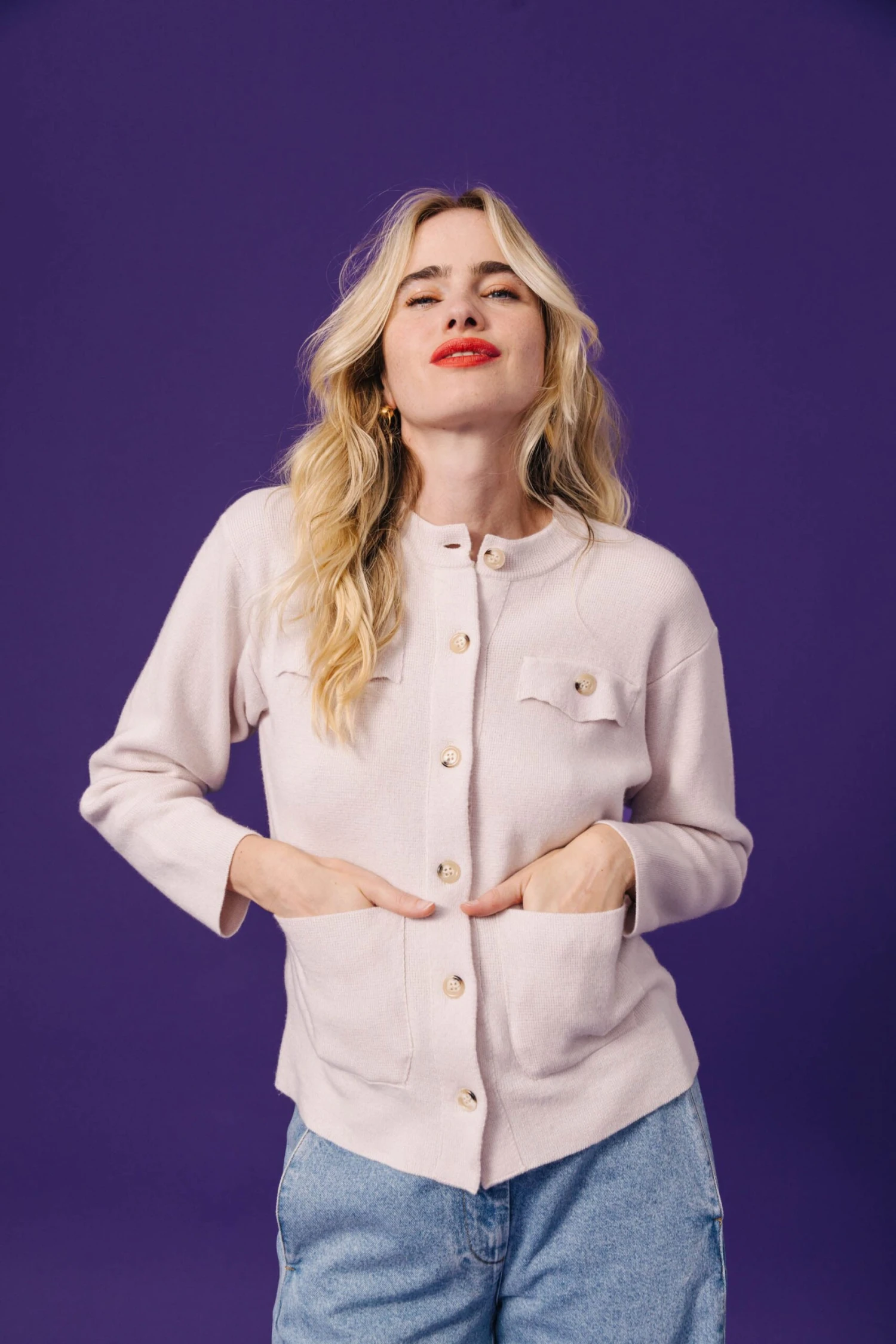 GILET MARCEL BLANC 5 GILET MARCEL BLANC â Image 3