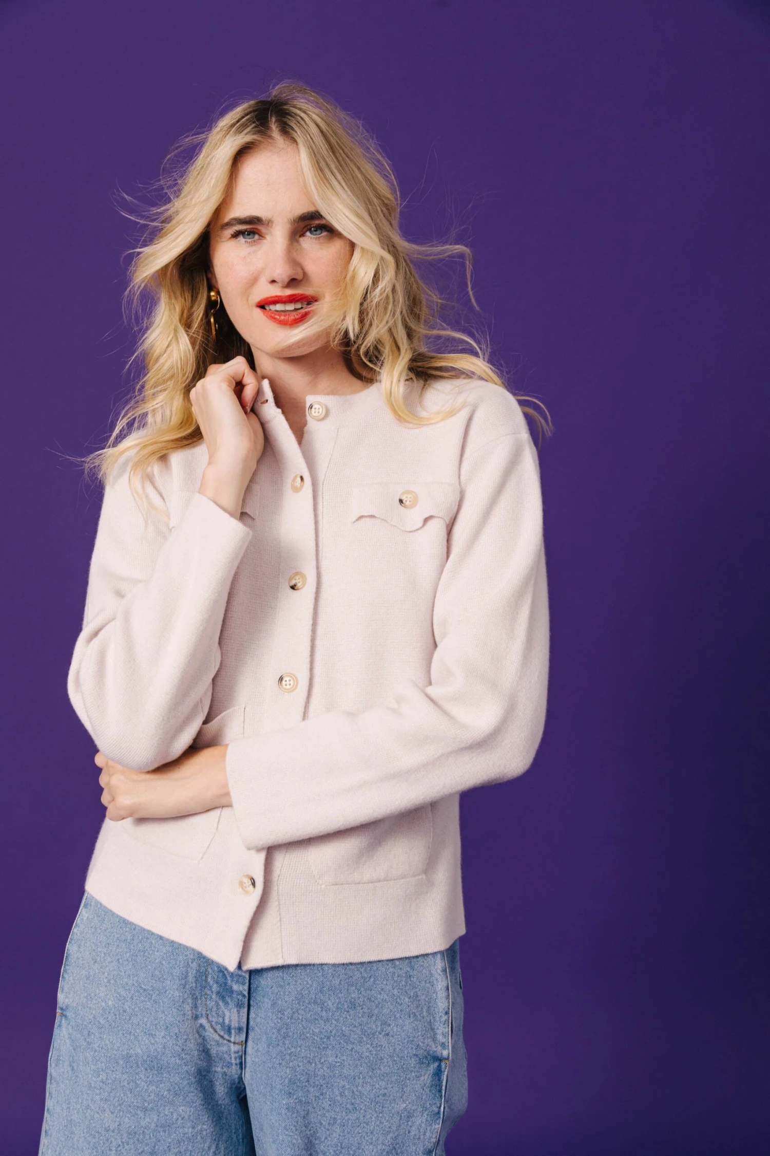 GILET MARCEL BLANC 4 GILET MARCEL BLANC â Image 2