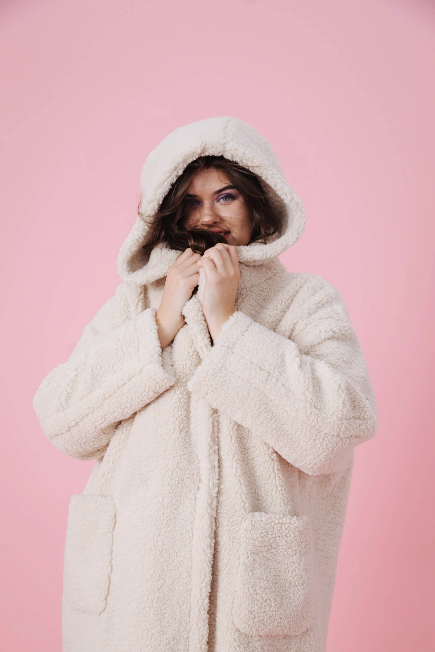 MANTEAU NINON MOUMOUTE BEIGE 6 MANTEAU NINON MOUMOUTE BEIGE – Image 4