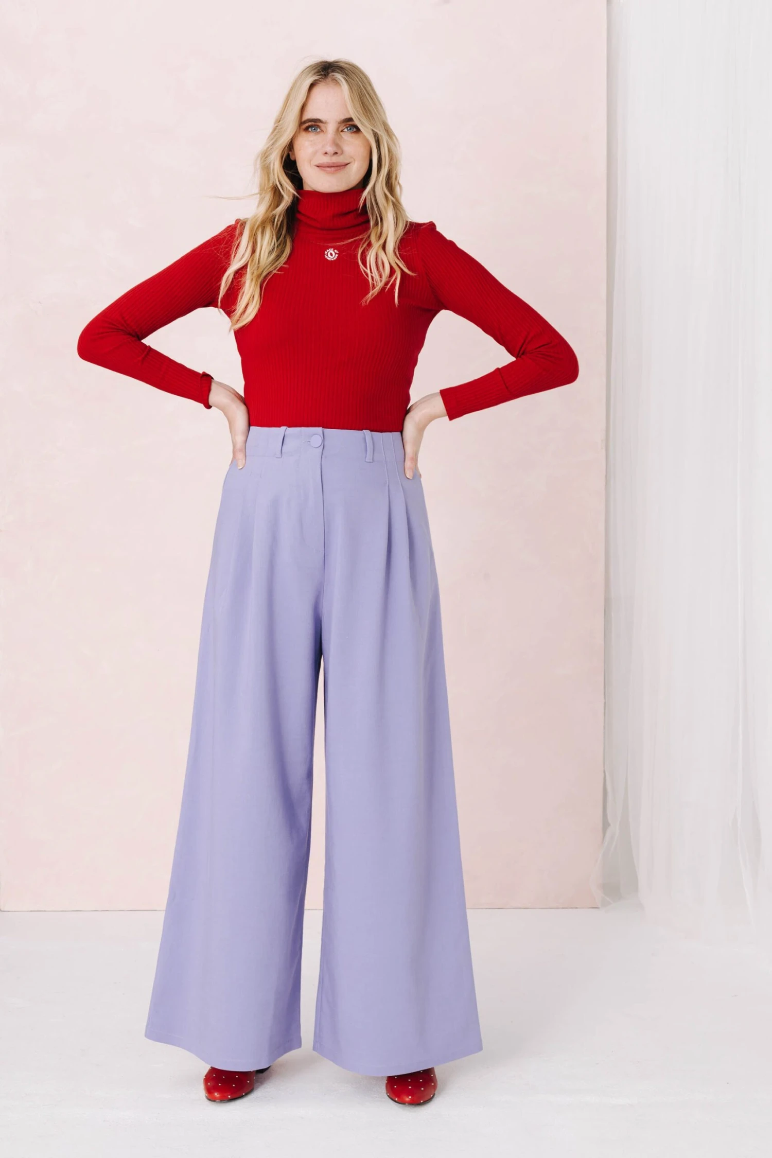 PANTALON HARYA LILAS 3 PANTALON HARYA LILAS