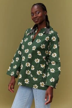 TOP LIBERTE GREEN DAISY 13 TOP LIBERTE GREEN DAISY -Make My Lemonade MML 010823 LOOKBOOK 1325