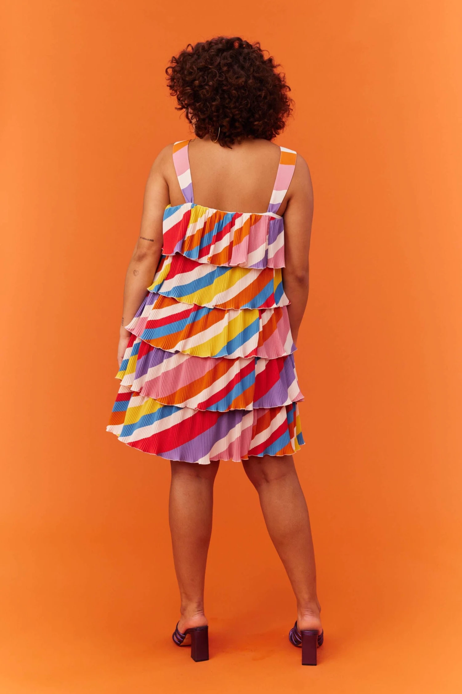 ROBE LISE RAYURES MULTI 11 ROBE LISE RAYURES MULTI – Image 9