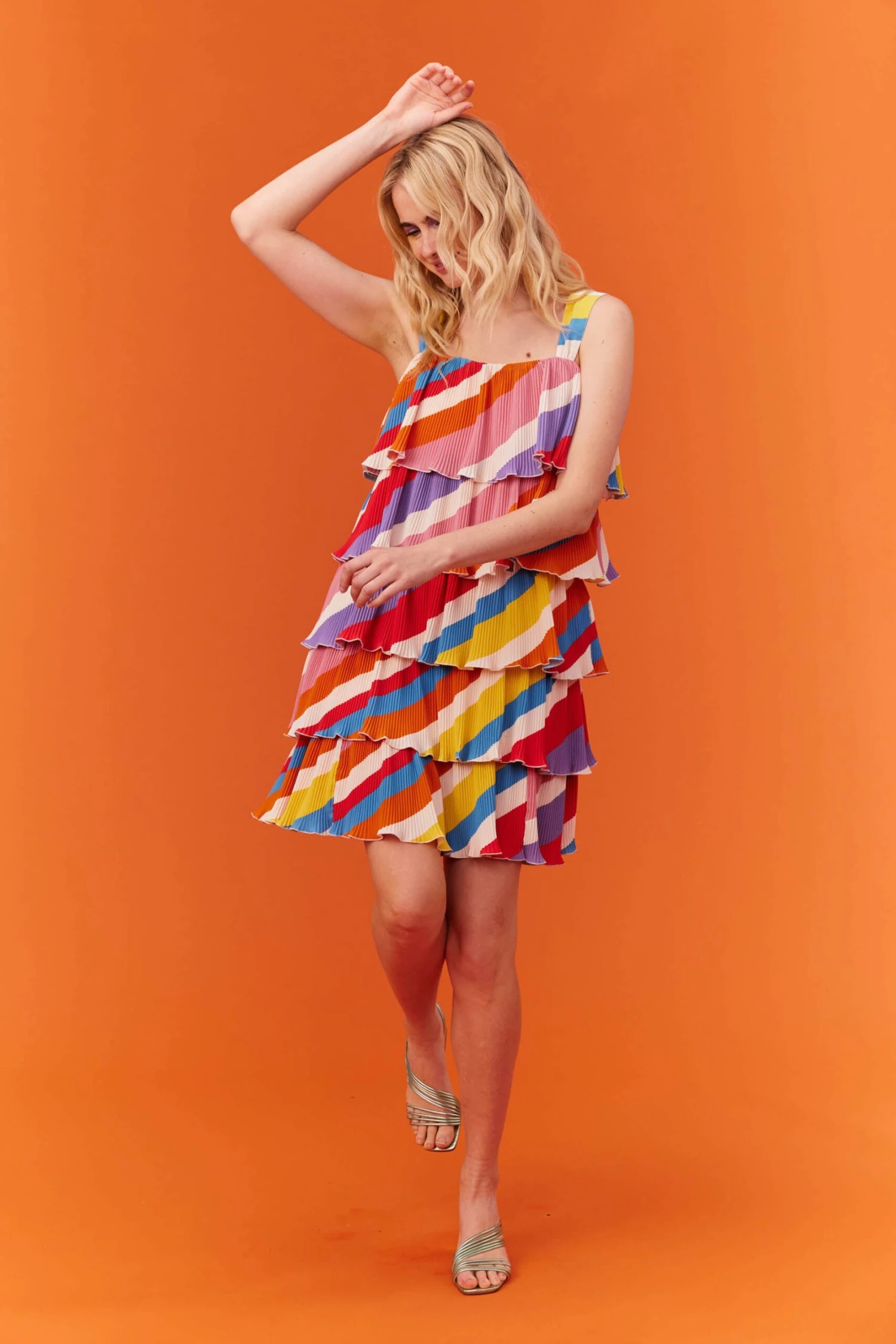 ROBE LISE RAYURES MULTI 5 ROBE LISE RAYURES MULTI – Image 3