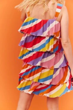 ROBE LISE RAYURES MULTI 15 ROBE LISE RAYURES MULTI -Make My Lemonade MML SUMMER 230323 1918