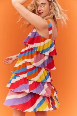 ROBE LISE RAYURES MULTI 14 ROBE LISE RAYURES MULTI -Make My Lemonade MML SUMMER 230323 1919