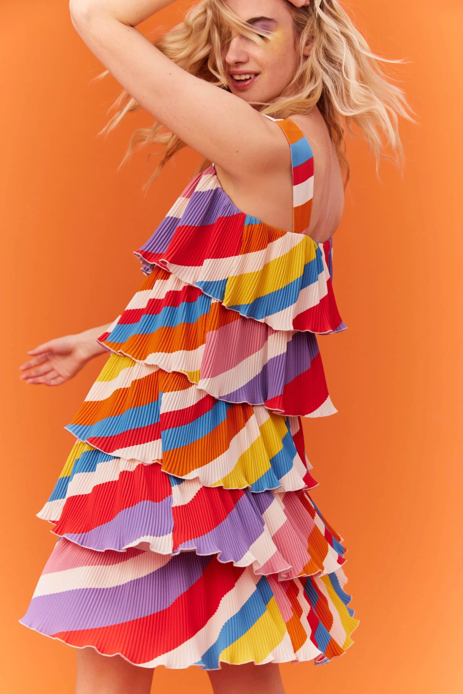 ROBE LISE RAYURES MULTI 6 ROBE LISE RAYURES MULTI – Image 4